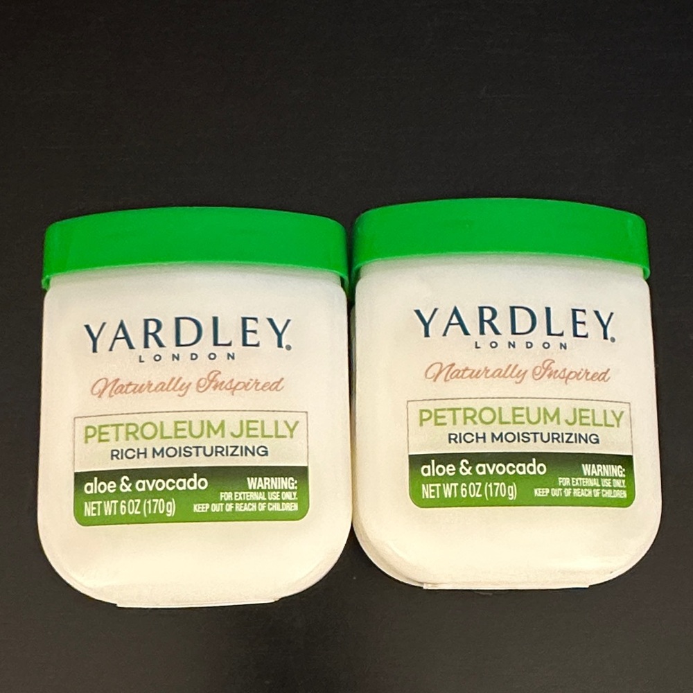 2 Yardley London Aloe & Avocado Petroleum Jelly Naturally inspired